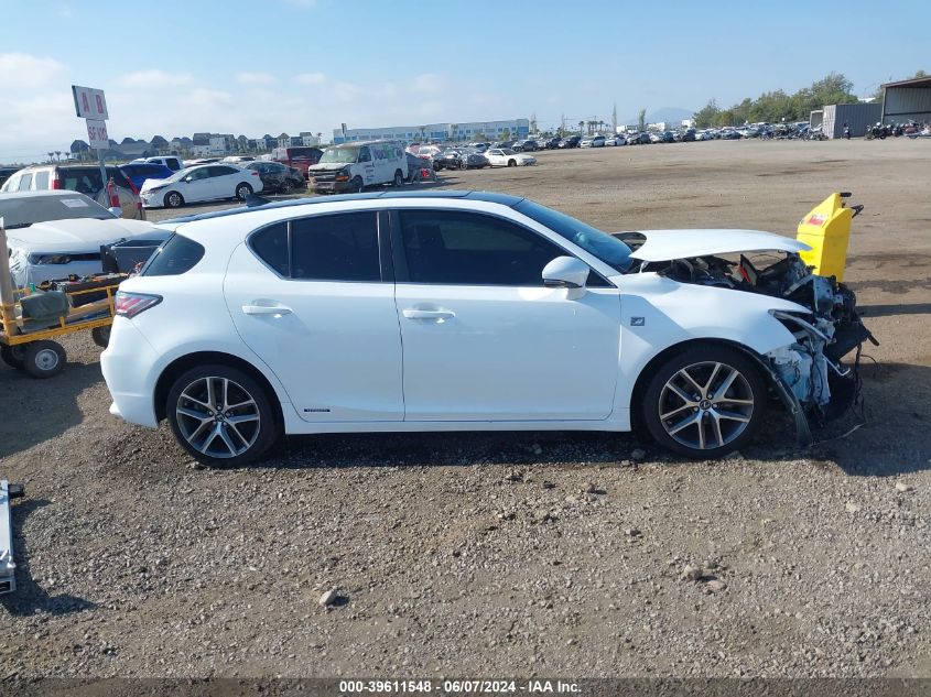 2014 Lexus Ct 200H VIN: JTHKD5BH2E2196269 Lot: 39611548