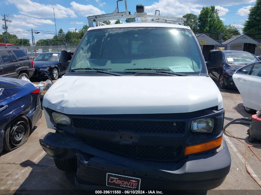 2015 Chevrolet Express 2500 Work Van VIN: 1GCWGFCFXF1264628 Lot: 39611550