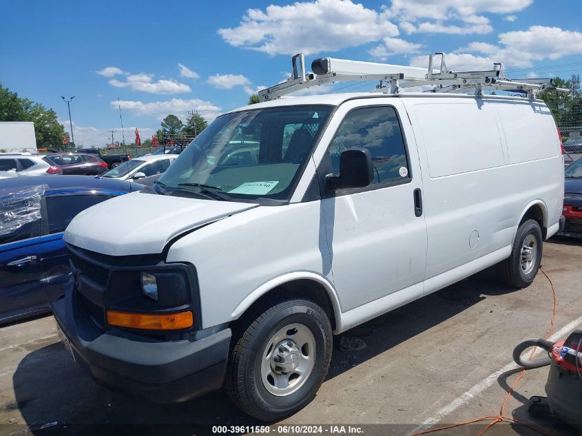 2015 Chevrolet Express 2500 Work Van VIN: 1GCWGFCFXF1264628 Lot: 39611550