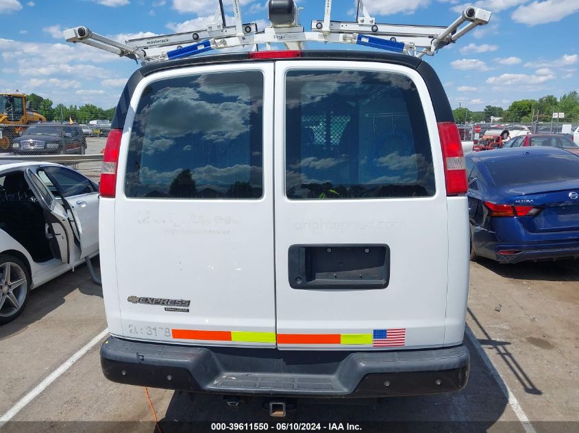 2015 Chevrolet Express 2500 Work Van VIN: 1GCWGFCFXF1264628 Lot: 39611550