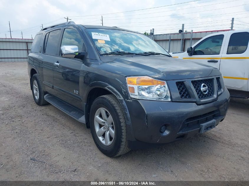 2008 Nissan Armada Se VIN: 5N1AA08D98N632806 Lot: 39611551