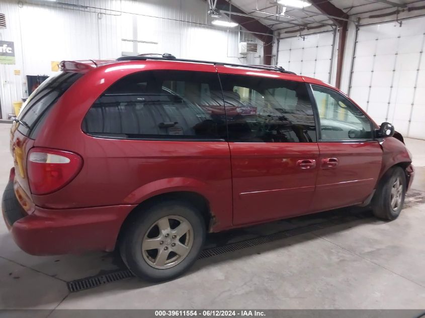 2006 Dodge Grand Caravan Sxt VIN: 2D4GP44L76R726297 Lot: 39611554