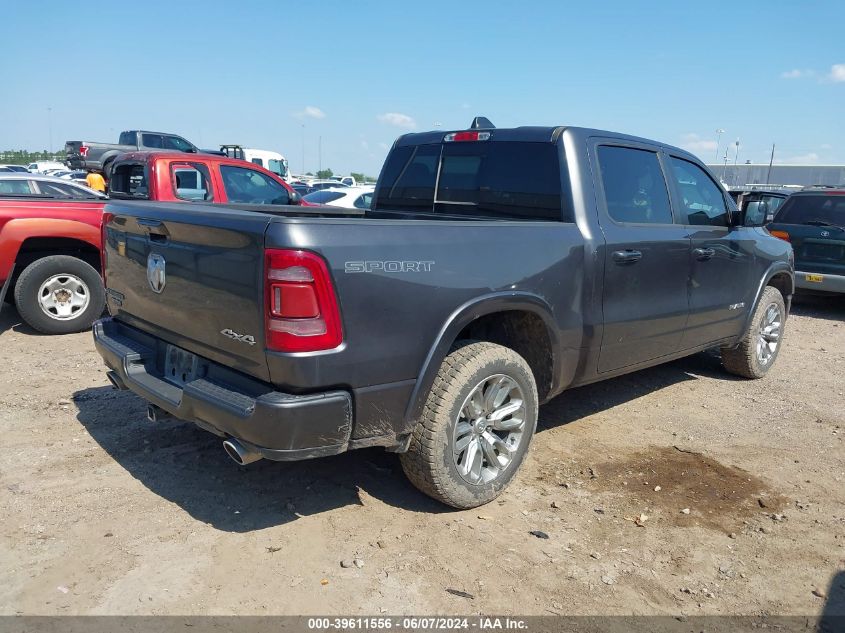 2022 Ram 1500 Laramie 4X4 5'7 Box VIN: 1C6SRFJT0NN379769 Lot: 39611556