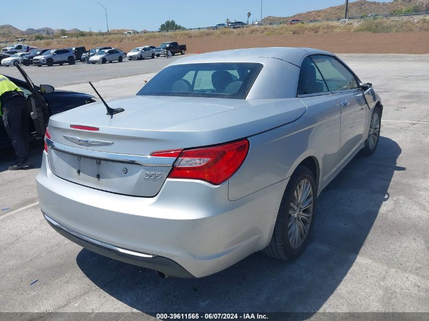 2011 Chrysler 200 Limited VIN: 1C3BC7EG7BN597544 Lot: 39611565