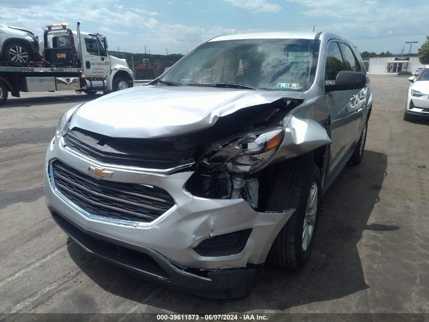 2016 Chevrolet Equinox Ls VIN: 2GNFLEEK2G6167686 Lot: 39611573