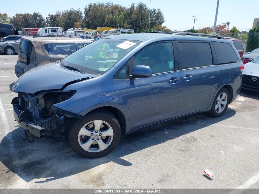 2014 Toyota Sienna Le V6 8 Passenger VIN: 5TDKK3DC1ES498612 Lot: 39611583