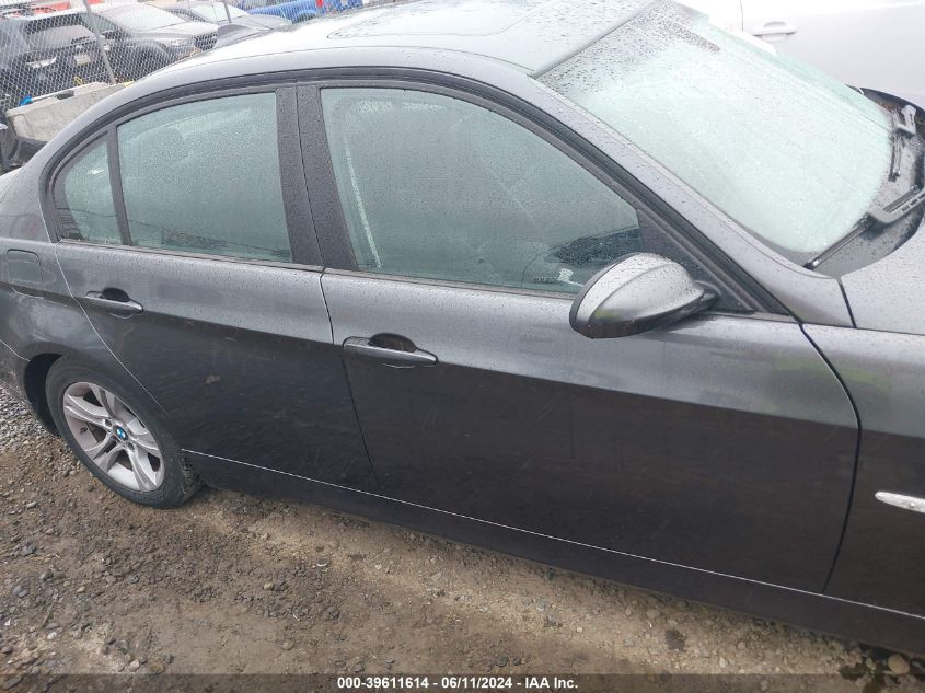 2008 BMW 328I VIN: WBAVC53578F009513 Lot: 39611614