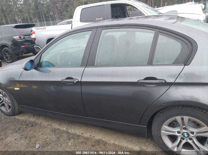 2008 BMW 328I VIN: WBAVC53578F009513 Lot: 39611614