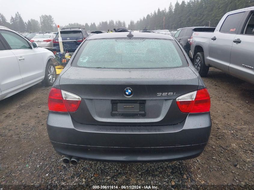 2008 BMW 328I VIN: WBAVC53578F009513 Lot: 39611614