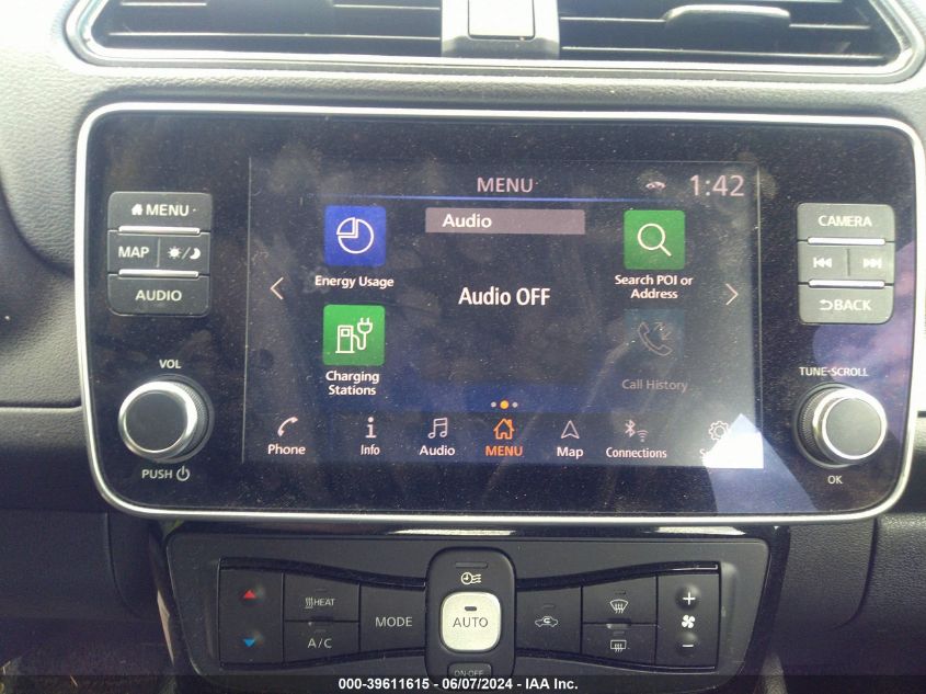 2019 Nissan Leaf Sv Plus VIN: 1N4BZ1CP9KC319031 Lot: 39611615