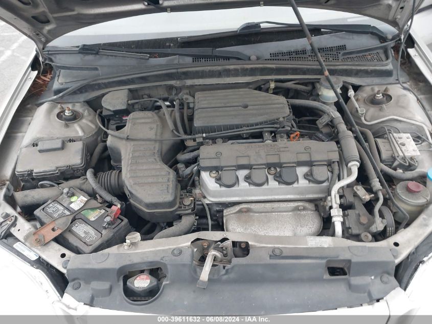 2003 Honda Civic Ex VIN: JHMES26773S000066 Lot: 39611632