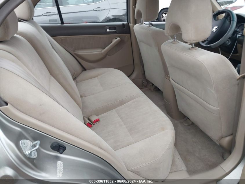 2003 Honda Civic Ex VIN: JHMES26773S000066 Lot: 39611632