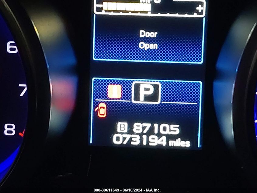 2017 Subaru Outback 2.5I Premium VIN: 4S4BSACC6H3270158 Lot: 39611649