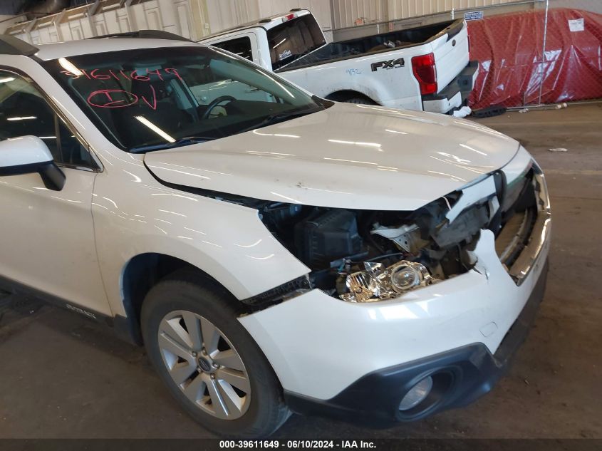 2017 Subaru Outback 2.5I Premium VIN: 4S4BSACC6H3270158 Lot: 39611649