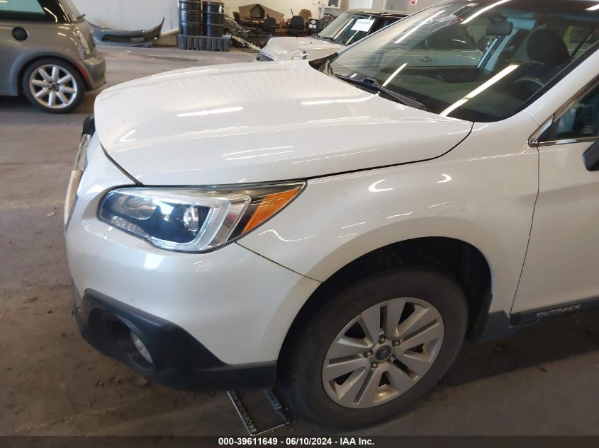 2017 Subaru Outback 2.5I Premium VIN: 4S4BSACC6H3270158 Lot: 39611649