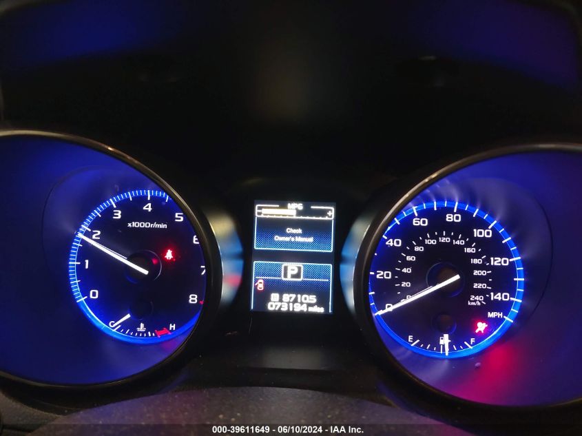 2017 Subaru Outback 2.5I Premium VIN: 4S4BSACC6H3270158 Lot: 39611649