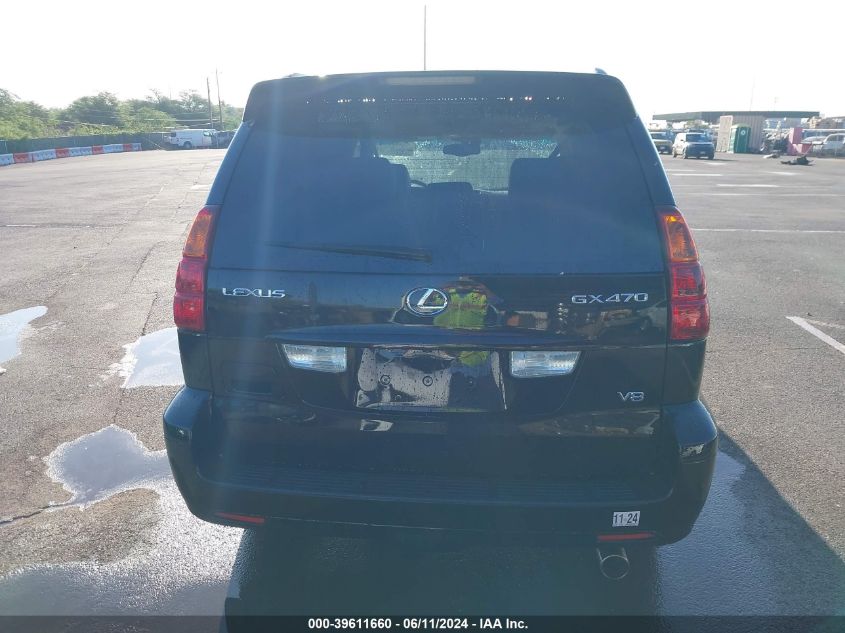 2006 Lexus Gx 470 VIN: JTJBT20X260122311 Lot: 39611660