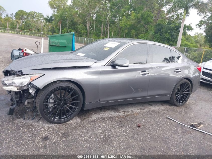 2016 Infiniti Q50 3.0T Red Sport 400 VIN: JN1FV7AP4GM420446 Lot: 39611681