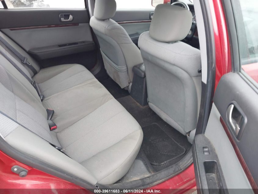 2009 Mitsubishi Galant Es/Sport Edition VIN: 4A3AB36F29E028763 Lot: 39611683