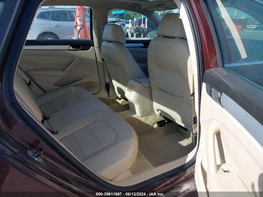 2012 Volkswagen Passat 2.0L Tdi Se VIN: 1VWBN7A31CC007566 Lot: 39611697