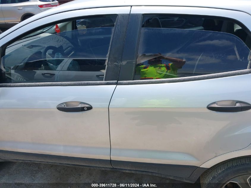 2020 Ford Ecosport S VIN: MAJ3S2FE7LC388455 Lot: 39611728