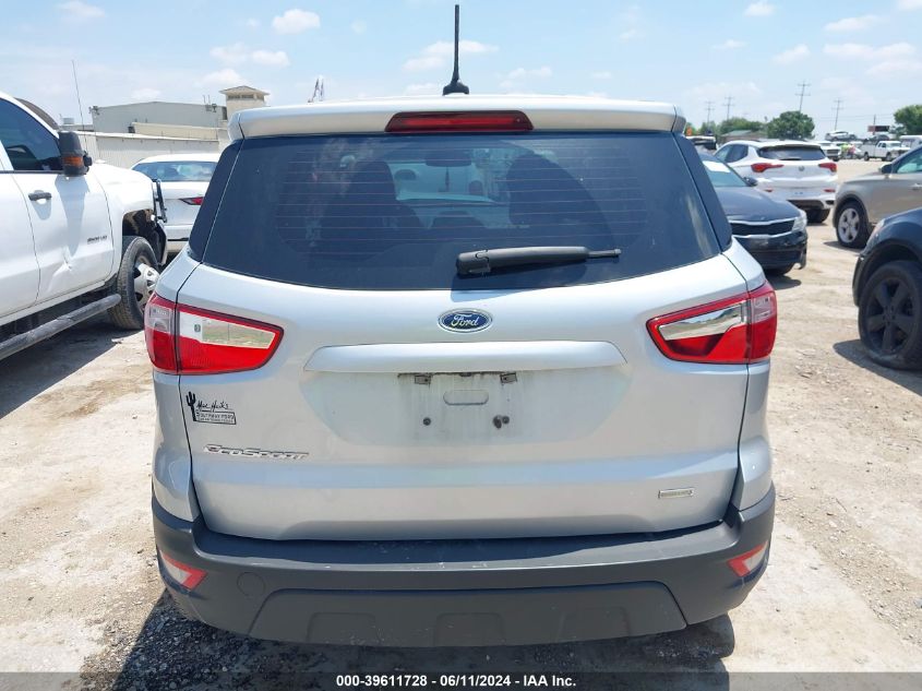 2020 Ford Ecosport S VIN: MAJ3S2FE7LC388455 Lot: 39611728