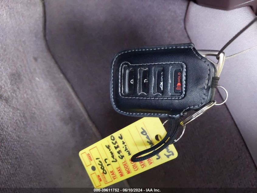 2017 Lexus Es 350 VIN: JTHBK1GG5H2252501 Lot: 39611752