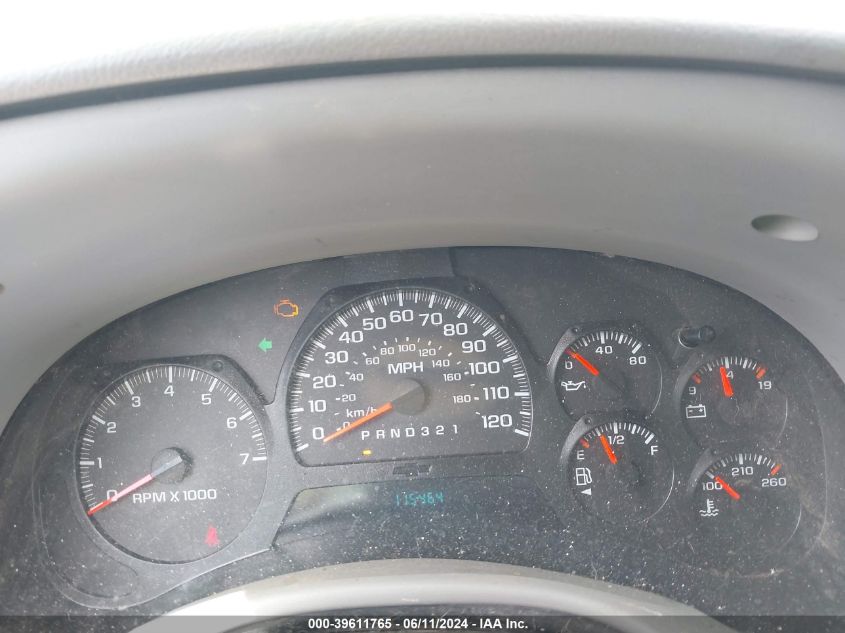 2008 Chevrolet Trailblazer Fleet VIN: 1GNDT13S082205109 Lot: 39611765