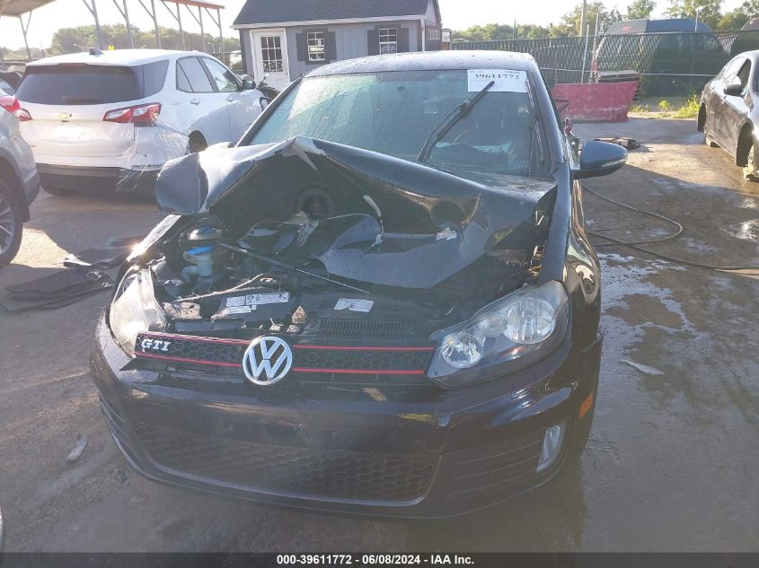 2012 Volkswagen Gti 4-Door VIN: WVWHD7AJ7CW278810 Lot: 39611772