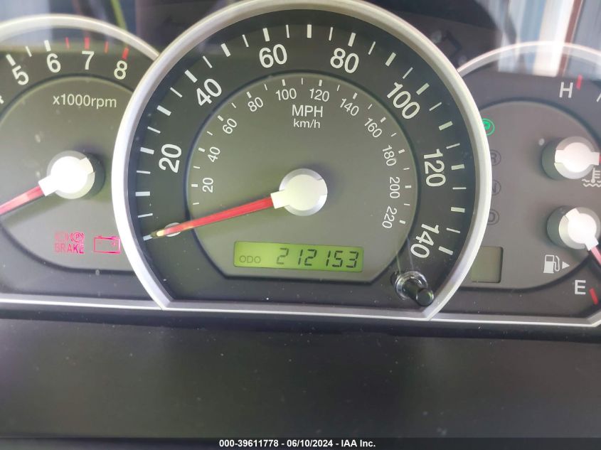 2007 Kia Sorento Ex VIN: KNDJC736275708736 Lot: 39611778