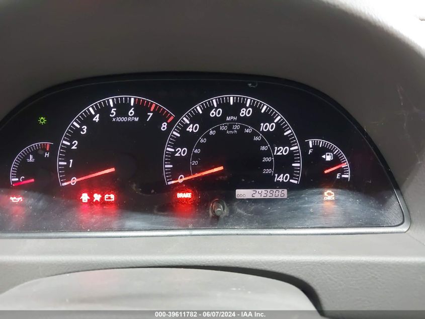 2005 Toyota Camry Le VIN: JTDBE32K850311404 Lot: 39611782