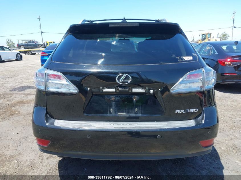 2011 Lexus Rx 350 VIN: 2T2BK1BA4BC082625 Lot: 39611792