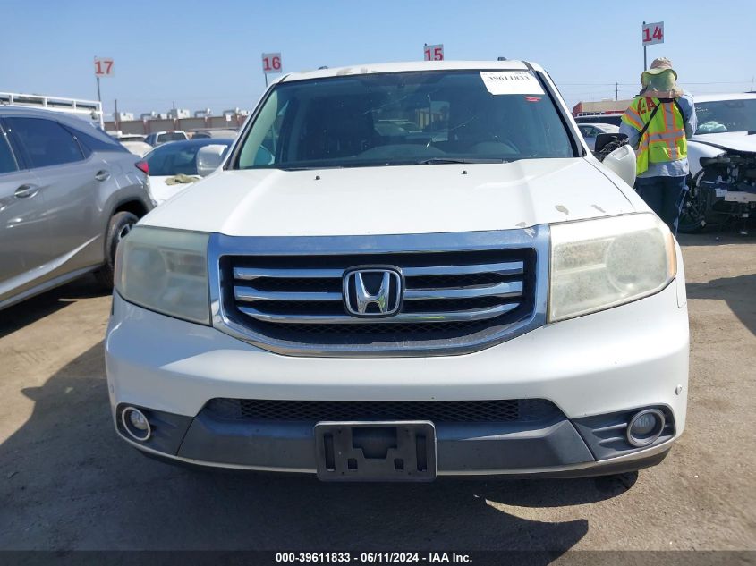 2013 Honda Pilot Touring VIN: 5FNYF3H94DB007160 Lot: 39611833