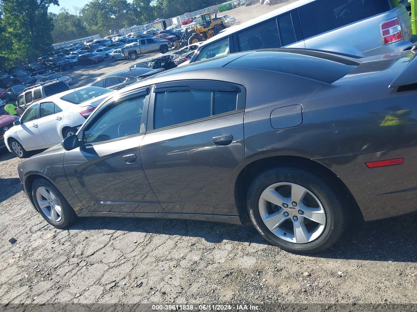 2013 Dodge Charger Se VIN: 2C3CDXBG8DH729633 Lot: 39611838