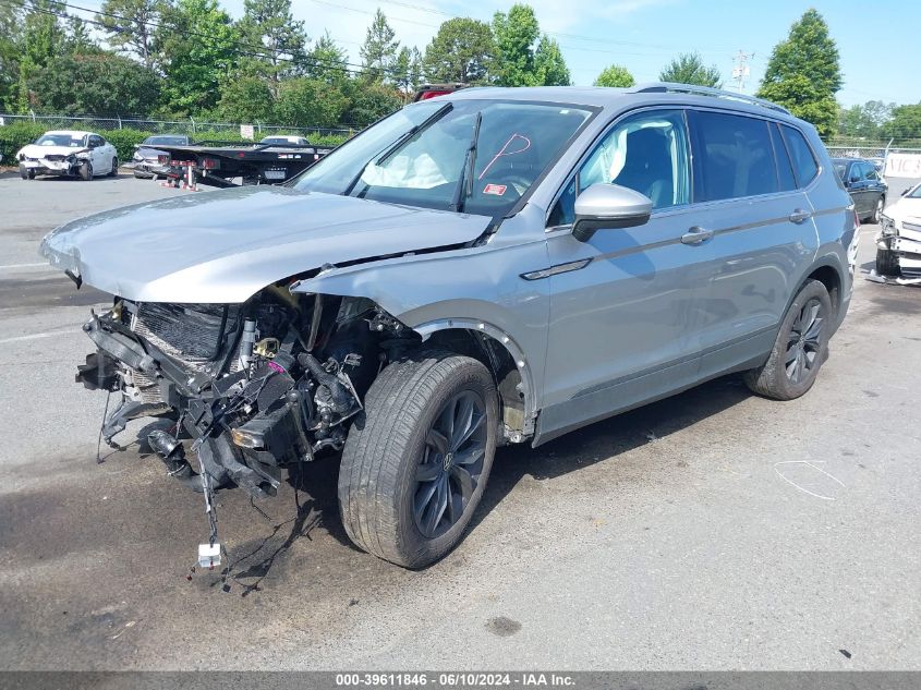 3VV3B7AX6NM016088 2022 VOLKSWAGEN TIGUAN - Image 2