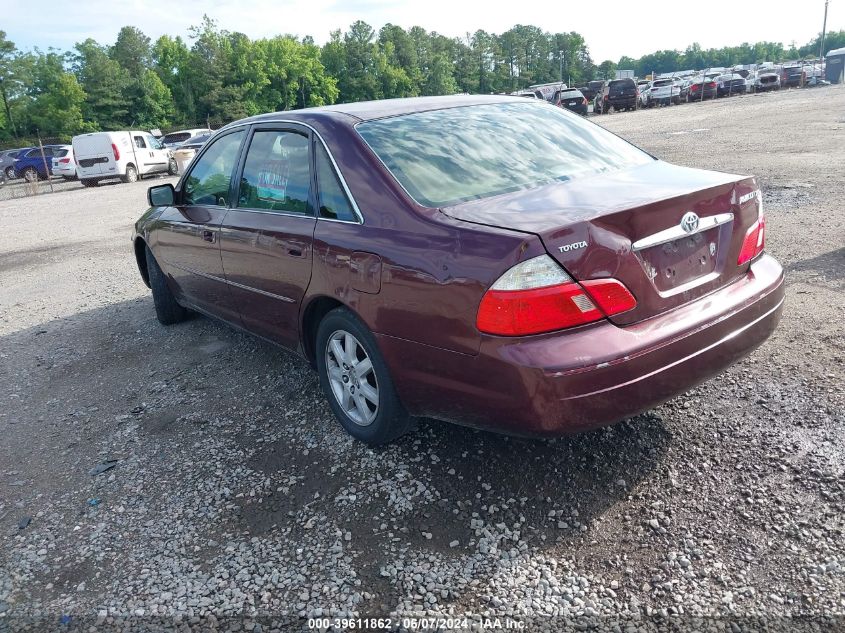 4T1BF28B14U363846 | 2004 TOYOTA AVALON