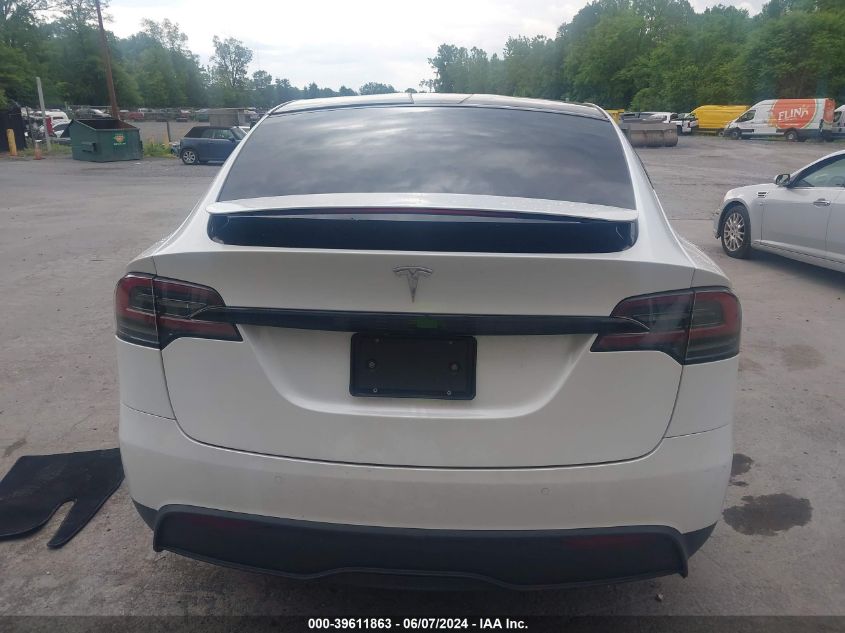 2022 Tesla Model X Dual Motor All-Wheel Drive/Plaid Tri Motor All-Wheel Drive VIN: 7SAXCDE58NF364616 Lot: 39611863