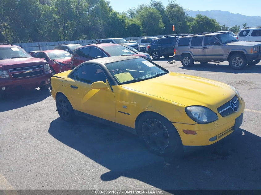 1999 Mercedes-Benz Slk 230 Kompressor VIN: WDBKK47F6XF129192 Lot: 39611877