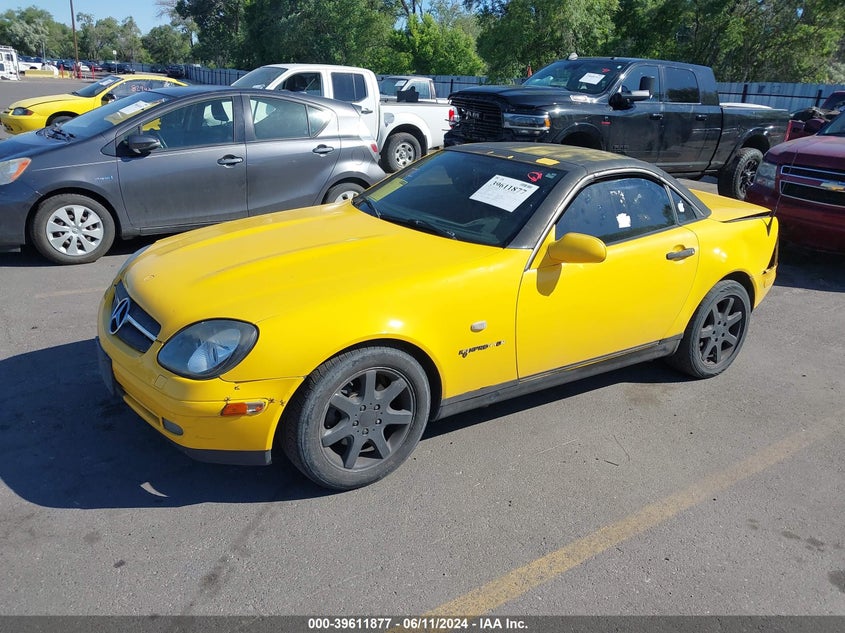 1999 Mercedes-Benz Slk 230 Kompressor VIN: WDBKK47F6XF129192 Lot: 39611877