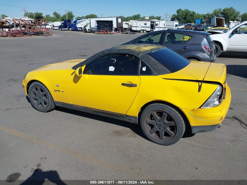 1999 Mercedes-Benz Slk 230 Kompressor VIN: WDBKK47F6XF129192 Lot: 39611877