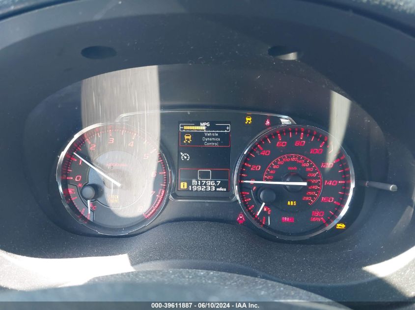 2017 Subaru Wrx VIN: JF1VA1B67H9820549 Lot: 39611887