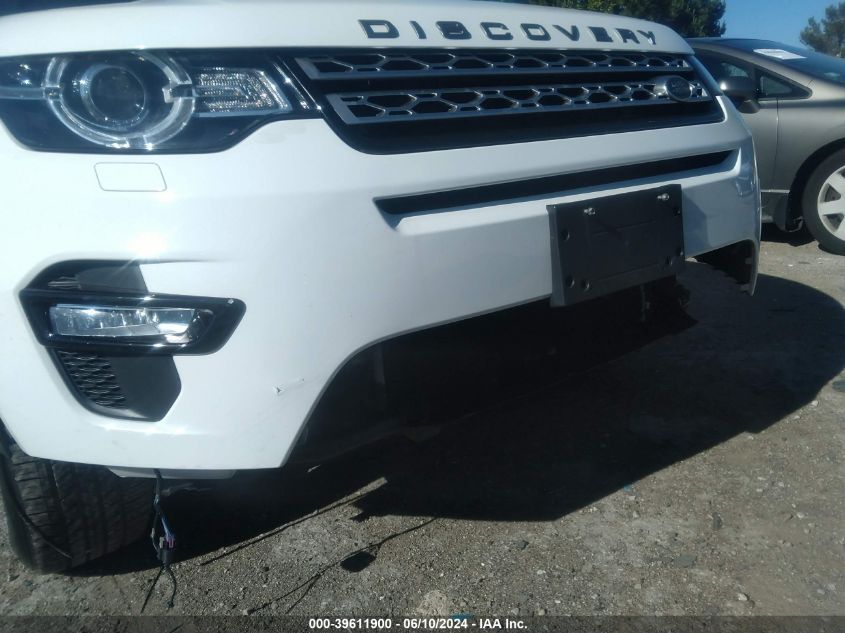 2018 Land Rover Discovery Sport Hse VIN: SALCR2RX9JH760406 Lot: 39611900