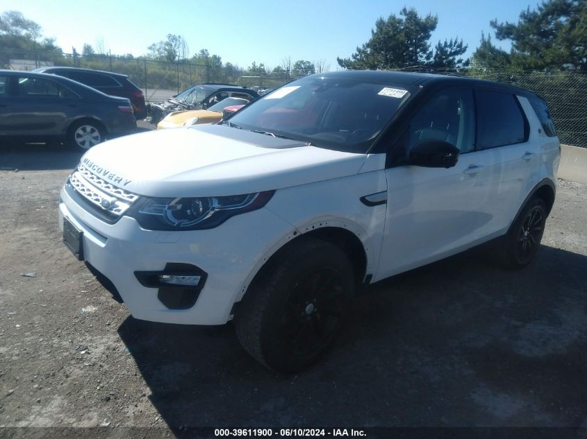 2018 Land Rover Discovery Sport Hse VIN: SALCR2RX9JH760406 Lot: 39611900