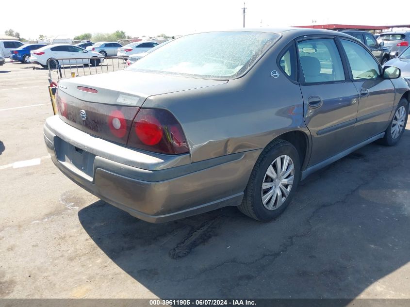 2003 Chevrolet Impala VIN: 2G1WF52E239411725 Lot: 39611905