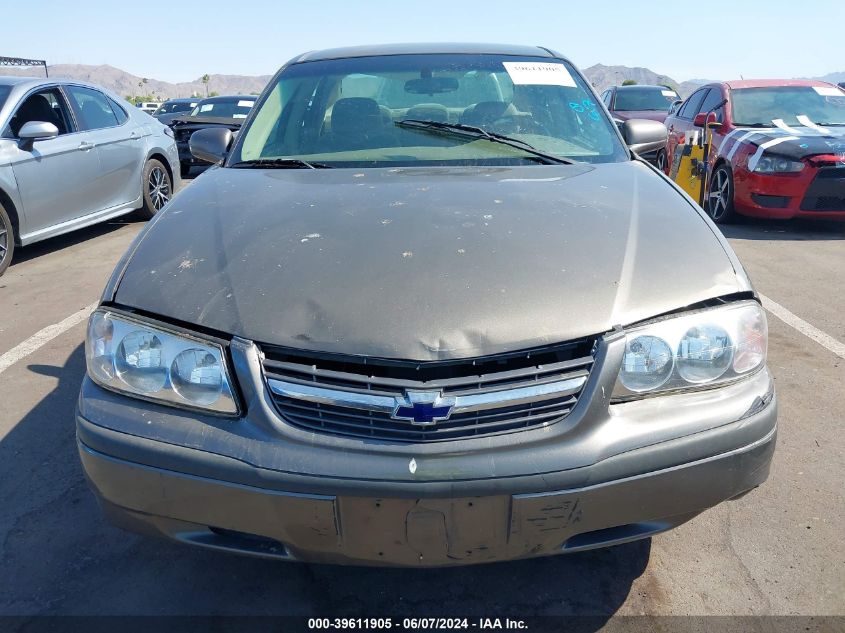 2003 Chevrolet Impala VIN: 2G1WF52E239411725 Lot: 39611905