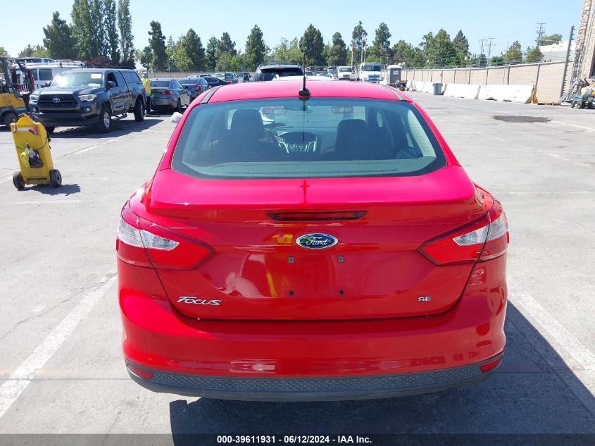 2013 Ford Focus Se VIN: 1FADP3F22DL340784 Lot: 39611931