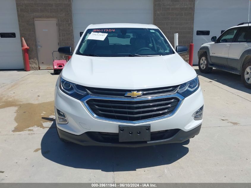 2019 Chevrolet Equinox Ls VIN: 2GNAXSEV9K6285878 Lot: 39611945