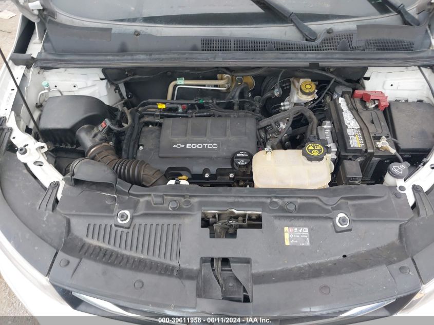 2017 Chevrolet Trax Ls VIN: KL7CJKSB8HB152481 Lot: 39611958