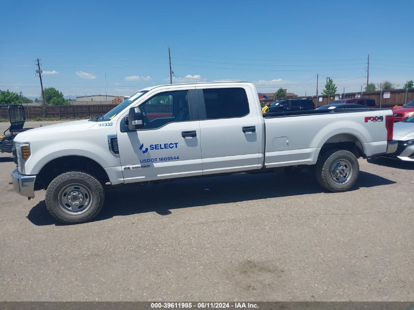 2019 Ford F250 Super Duty VIN: 1FT7W2BT9KED38695 Lot: 39611985