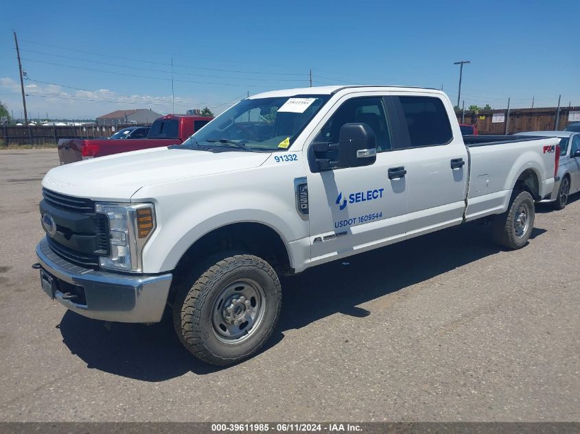 2019 Ford F250 Super Duty VIN: 1FT7W2BT9KED38695 Lot: 39611985